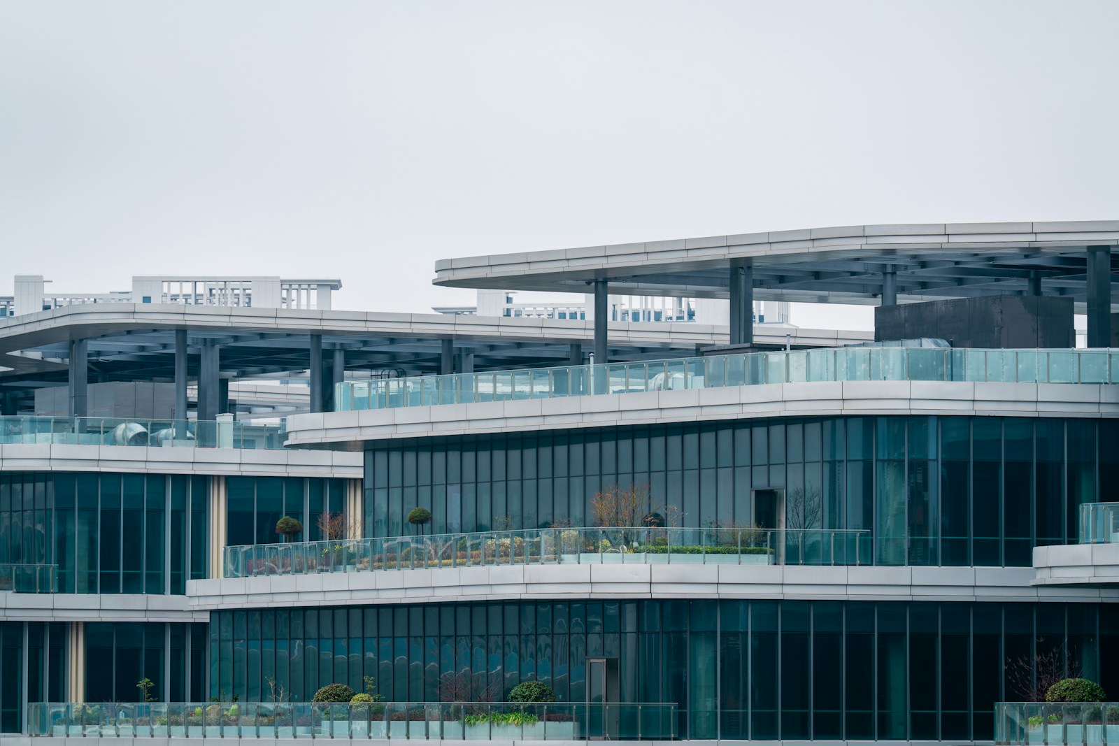 Photograph of contemporary commercial architecture.